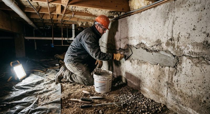 Basement Crack Repair in Columbus, OH
