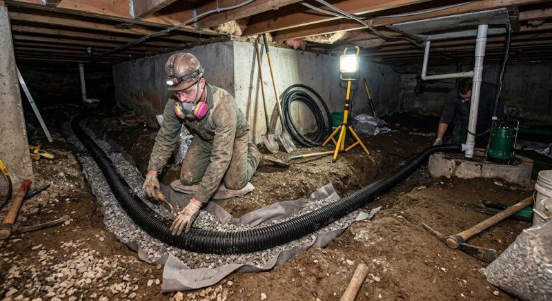 Drain Tile Installation in Tuscaloosa, AL