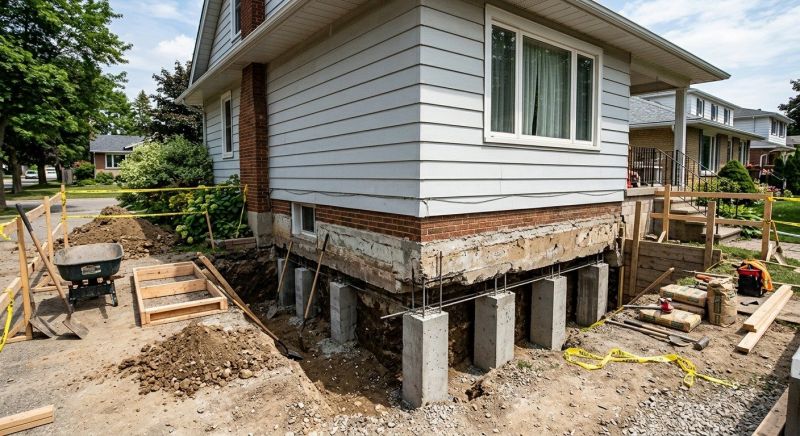 Foundation Underpinning in Columbus, OH