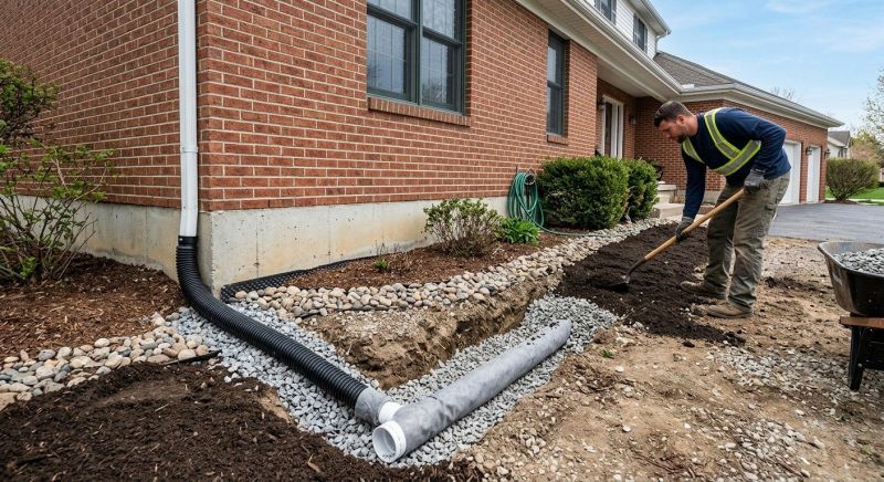 French Ditch Installation in Tuscaloosa, AL