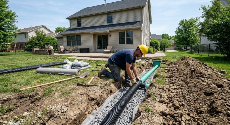 Residential Landscape Drainage in Tuscaloosa, AL