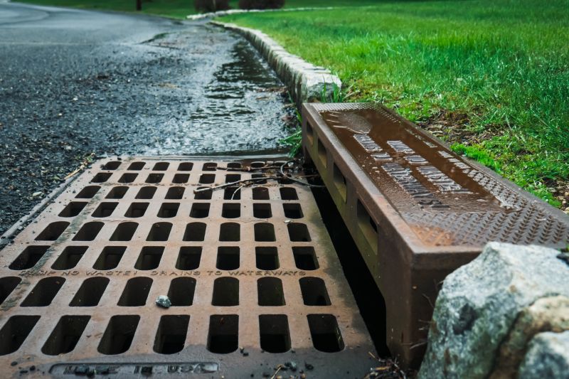 Sidewalk Drainage Installation in Tuscaloosa, AL