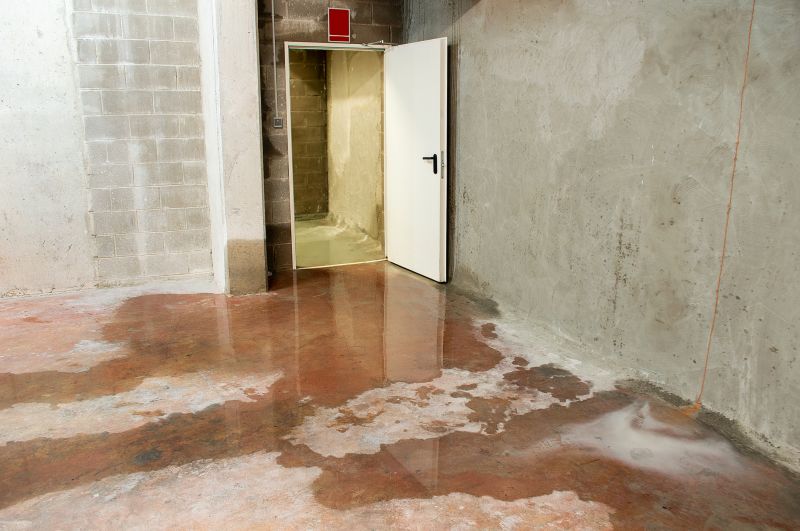 Water Damage Inside Basement