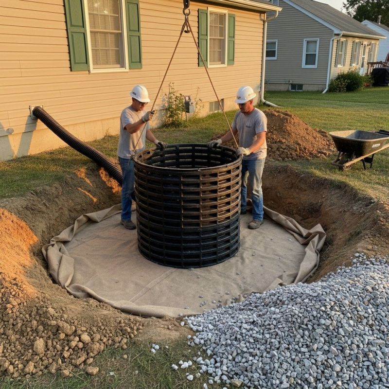 Yard Dry Well Installation in Birmingham, AL